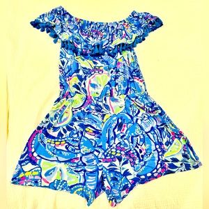 Lilly Pulitzer Off the Shoulder Romper
